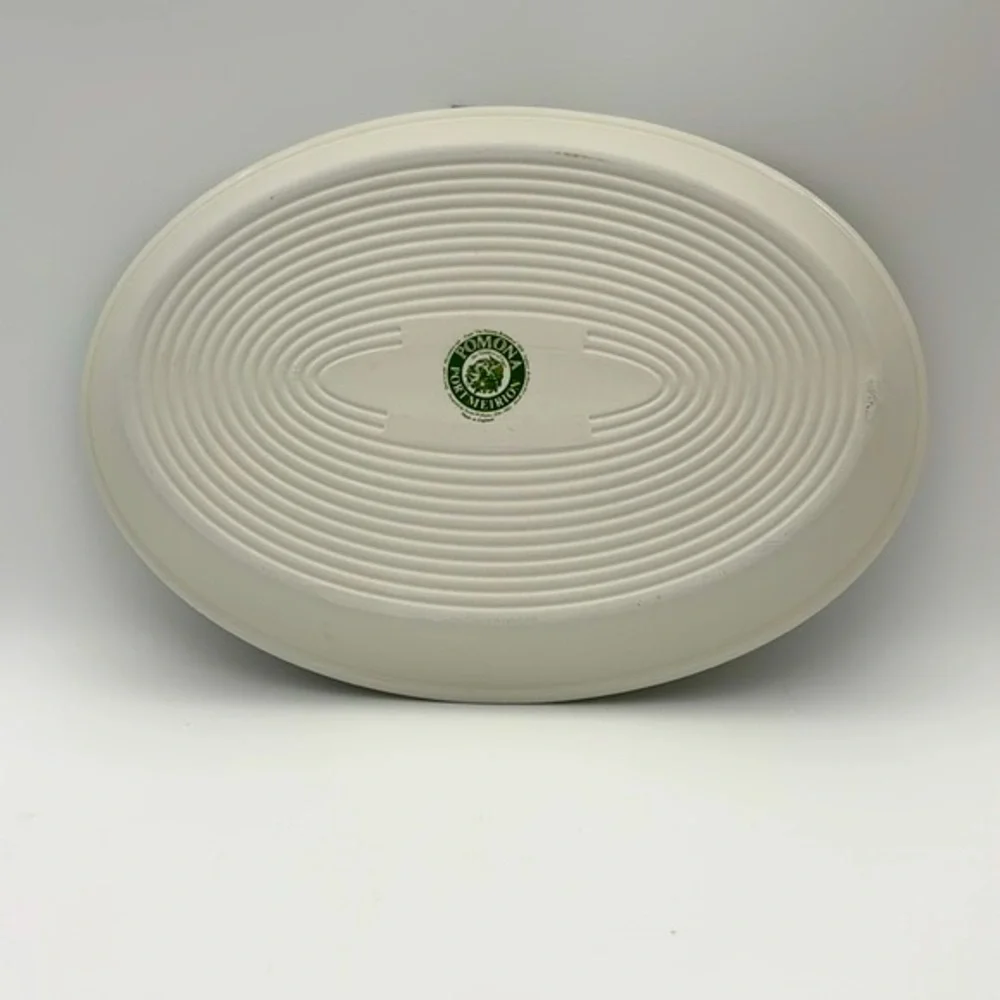 Vintage Pomona by Portmeirion 10 3/4 Inch Ceramic Oval Steak Platter